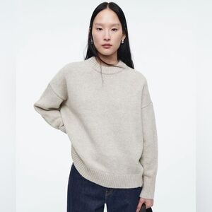 COS chunky wool crewneck sweater